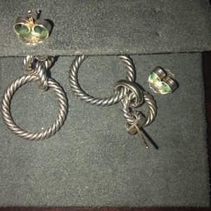 David Yurman Jewelry - David Yurman classic cable earrings David Yurman Jewelry - David Yurman classic cable earrings